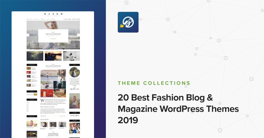 20 Best Fashion Blog & Magazine WordPress Themes WordPress template