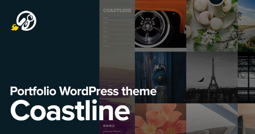 Meet Coastline our latest portfolio WordPress theme WordPress template