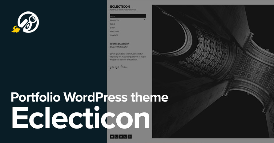 Create a stunning online portfolio with Eclecticon WordPress template