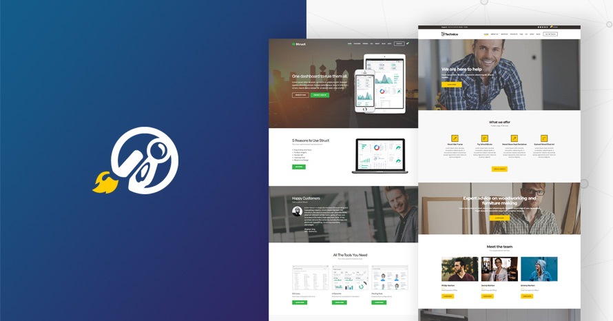 Technico and Struct, our popular business WordPress themes, are now part of the Ignition framework WordPress template